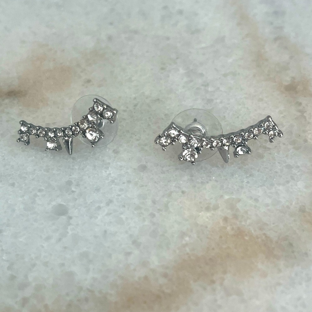 NWOT Cubic Zirconia Ear Crawler Earrings